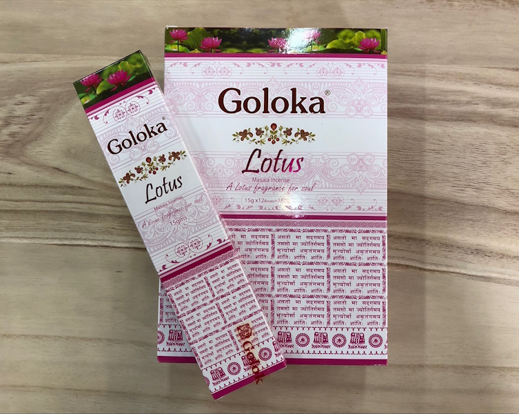 Incienso Goloka Premium Lotus